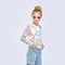 Long Sleeve Printed Mesh Top-Top-Hannah Banana-4-WHITEMULTI-Urbanheer