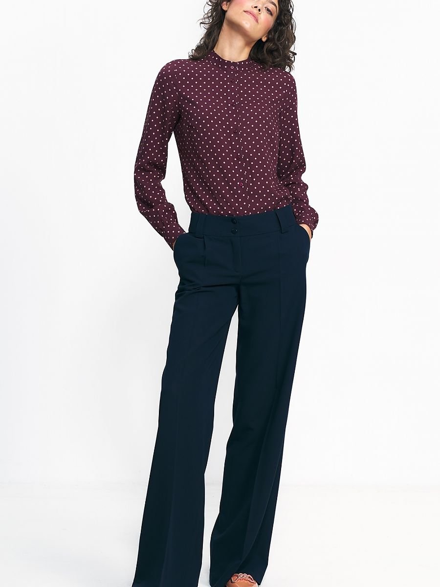 Long Sleeve Shirt Women Outfit 186126 Nife-Shirts for Women-Nife-red-40-Urbanheer