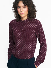 Long Sleeve Shirt Women Outfit 186126 Nife-Shirts for Women-Nife-red-40-Urbanheer