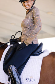 Long Sleeve Taupe Belts 1/4 Zip-Shirt-Kastel Denmark-XXS-Urbanheer