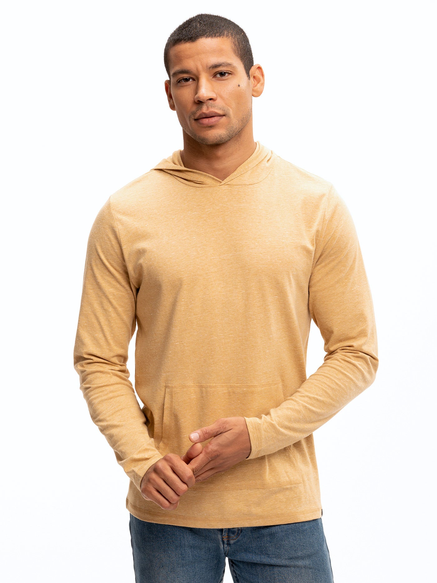 Long Sleeve Triblend Tee Shirt Hoodie