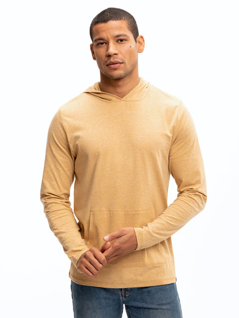 Long Sleeve Triblend Tee Shirt Hoodie