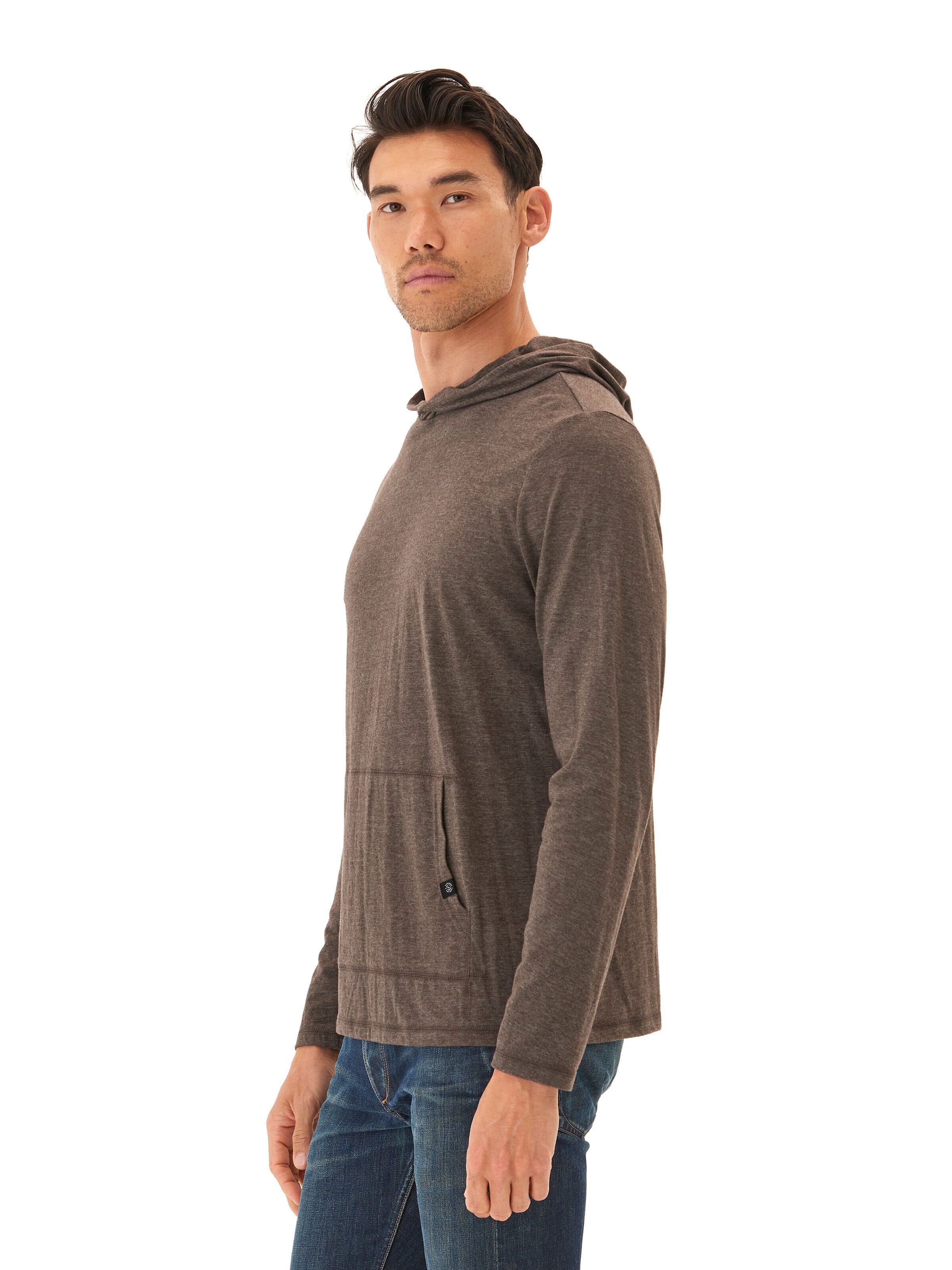 Long Sleeve Triblend Tee Shirt Hoodie
