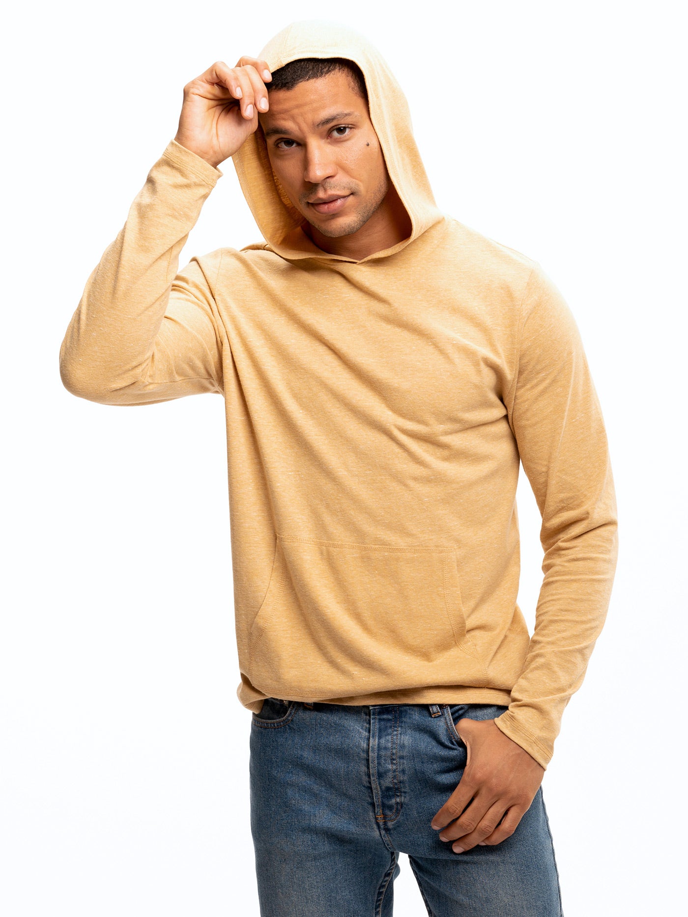 Long Sleeve Triblend Tee Shirt Hoodie