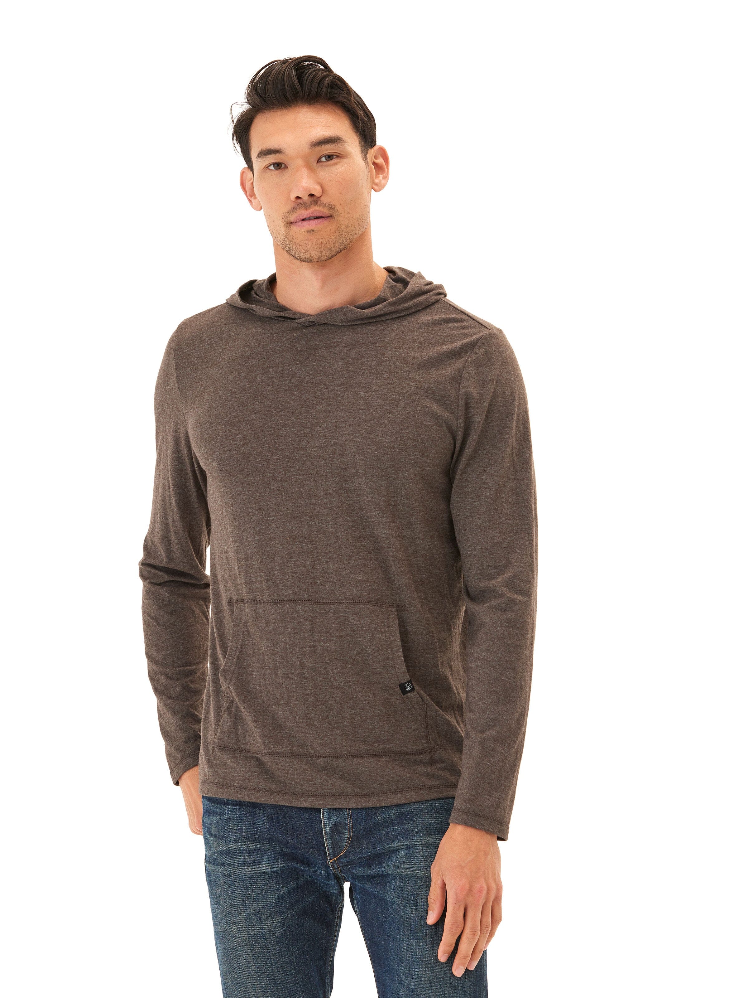 Long Sleeve Triblend Tee Shirt Hoodie