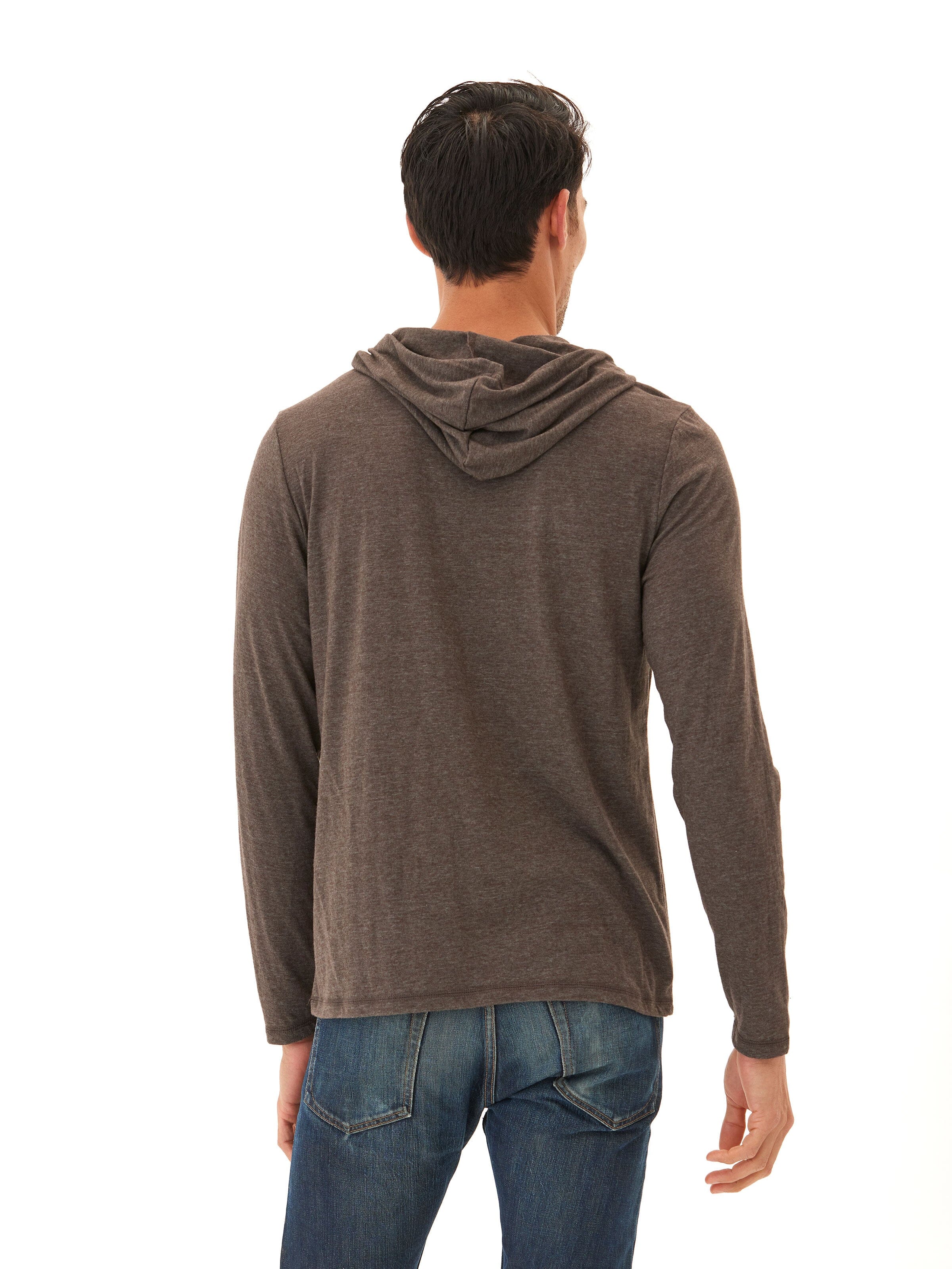 Long Sleeve Triblend Tee Shirt Hoodie