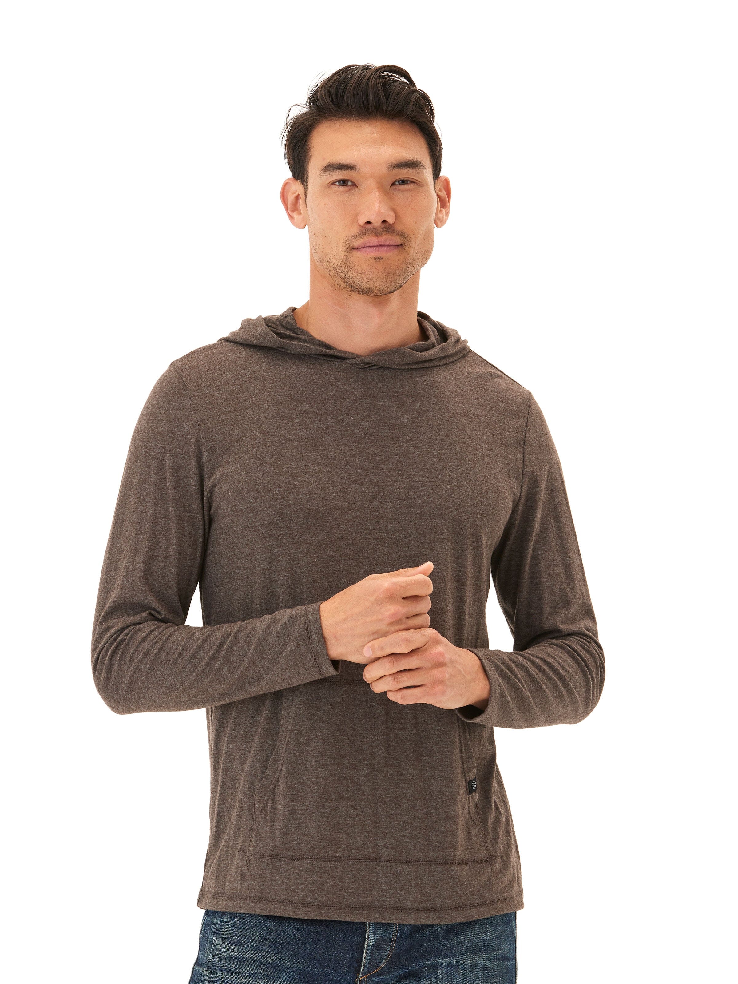 Long Sleeve Triblend Tee Shirt Hoodie