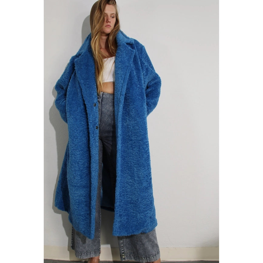 Long Teddy Bear Coat BLUE-Coat-Mulla-S-BLUE-Urbanheer