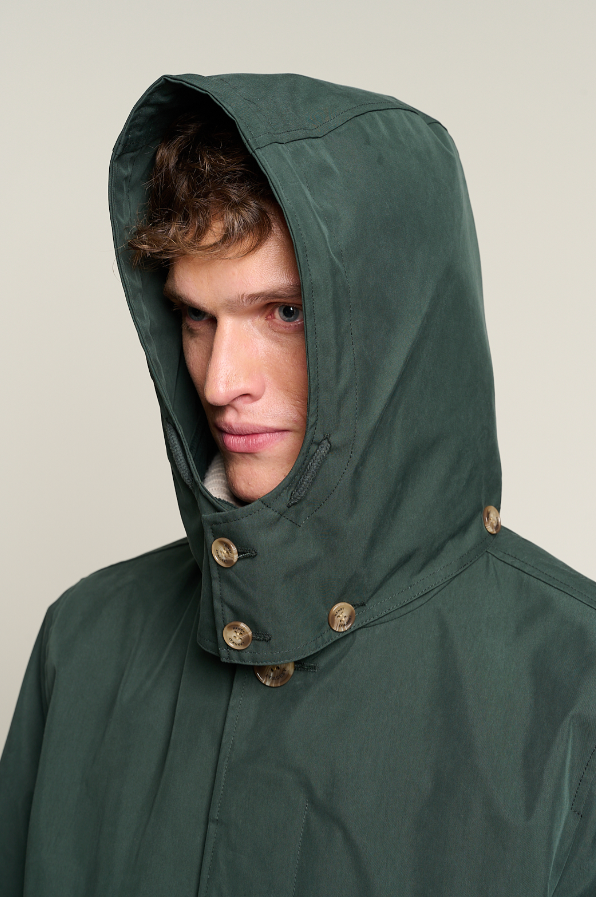 Long Unisex Parka with a Clean, Classic Cut