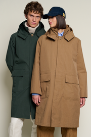 Long Unisex Parka with a Clean, Classic Cut