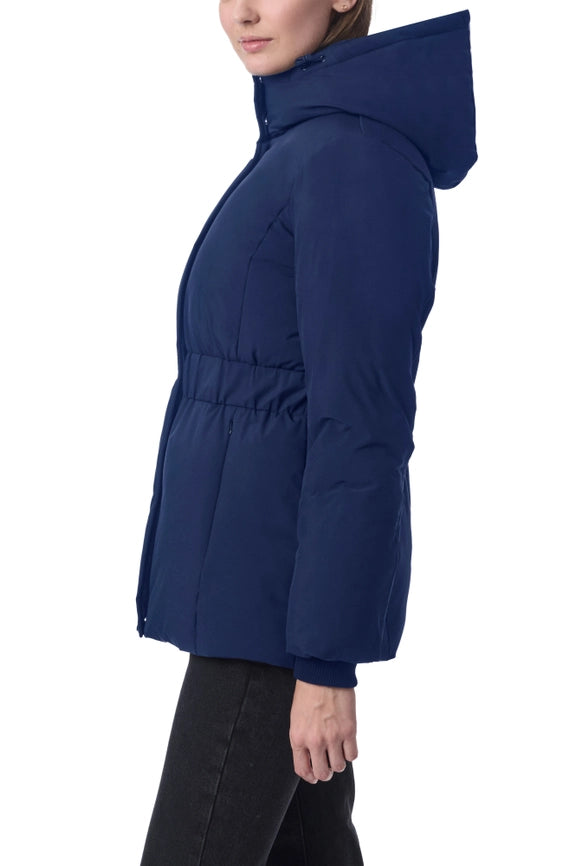 Long Walker Puffer Coat Navy-Puffer Coat-Bernardo-XS-Navy-Urbanheer
