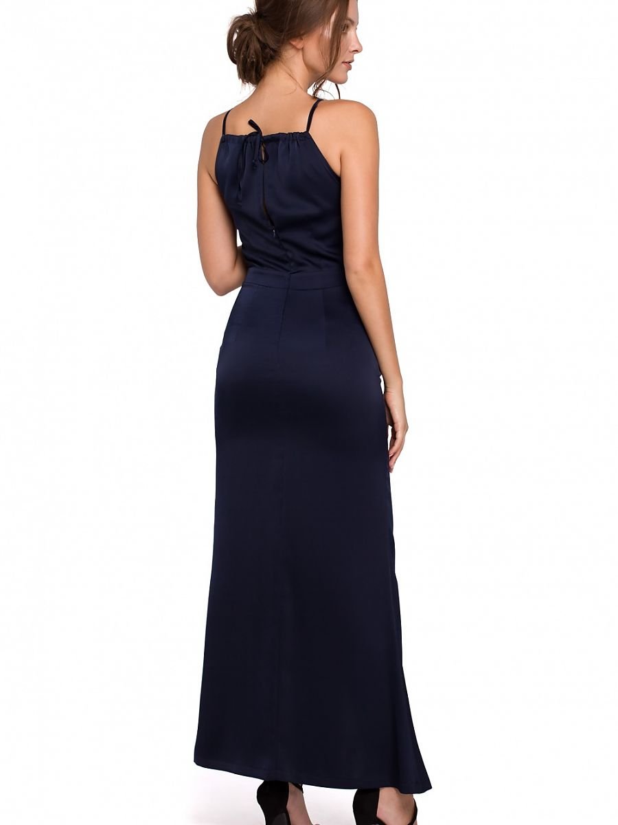 Long Dress Women Outfit 138749 Makover-Evening Dresses-Makover-navy blue-L-Urbanheer