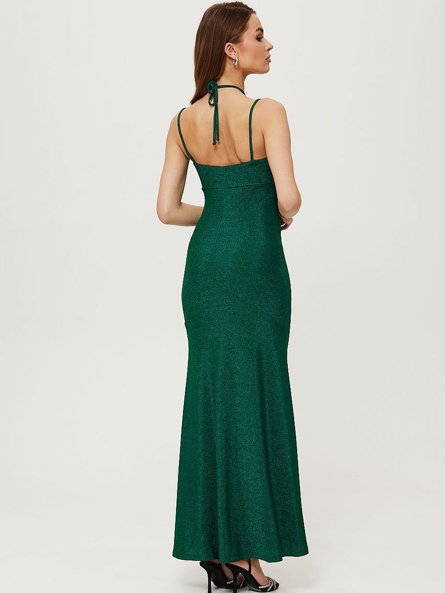 Long dress women outfit 193981 Makover-Evening Dresses-Makover-green-L-Urbanheer