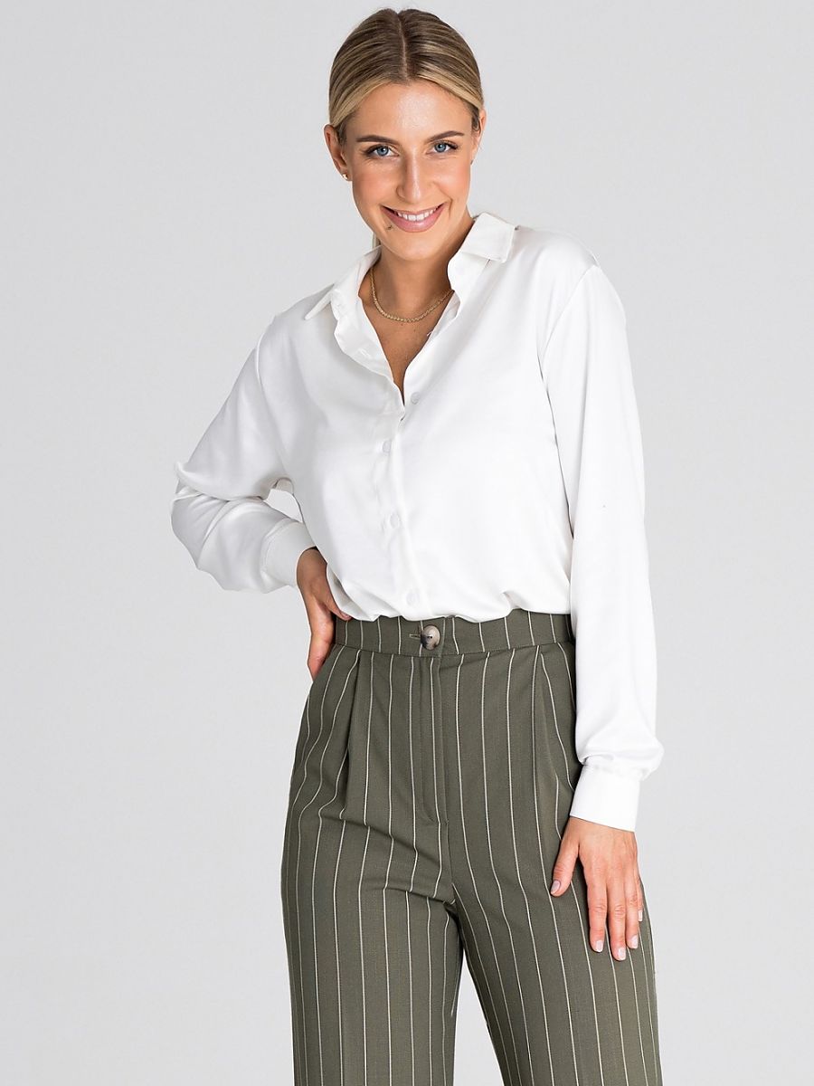 Long Sleeve Shirt Women Outfit 185067 Figl-Shirts for Women-Figl-white-L/XL-Urbanheer