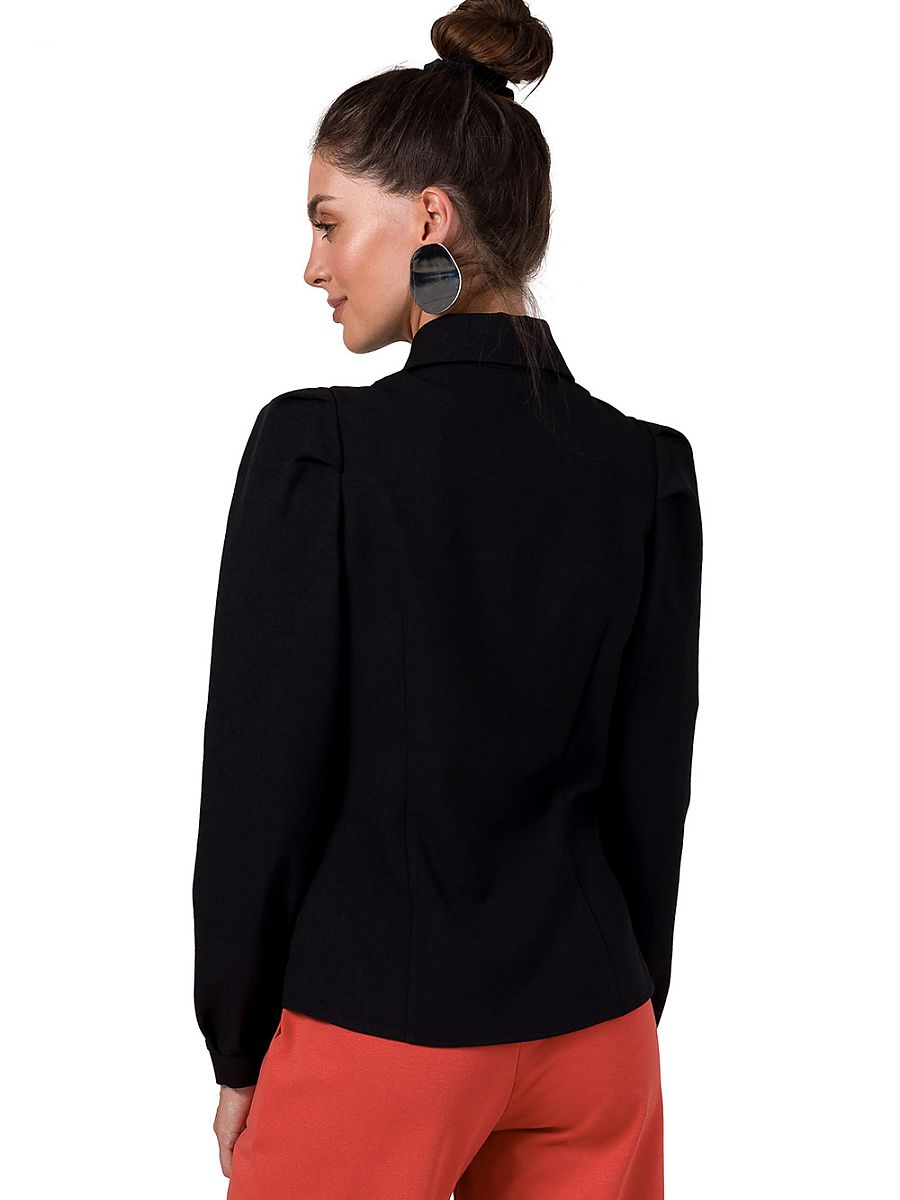 Long Sleeve Shirt Women Outfit 185779 Bewear-Shirts for Women-BeWear-black-L-Urbanheer