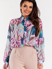 Long Sleeve Shirt Women Outfit 196617 Awama-Shirts for Women-Awama-multicolor-one-size-fits-all-Urbanheer