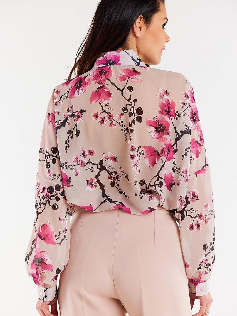 Long Sleeve Shirt Women Outfit 196619 Awama-Shirts for Women-Awama-multicolor-one-size-fits-all-Urbanheer