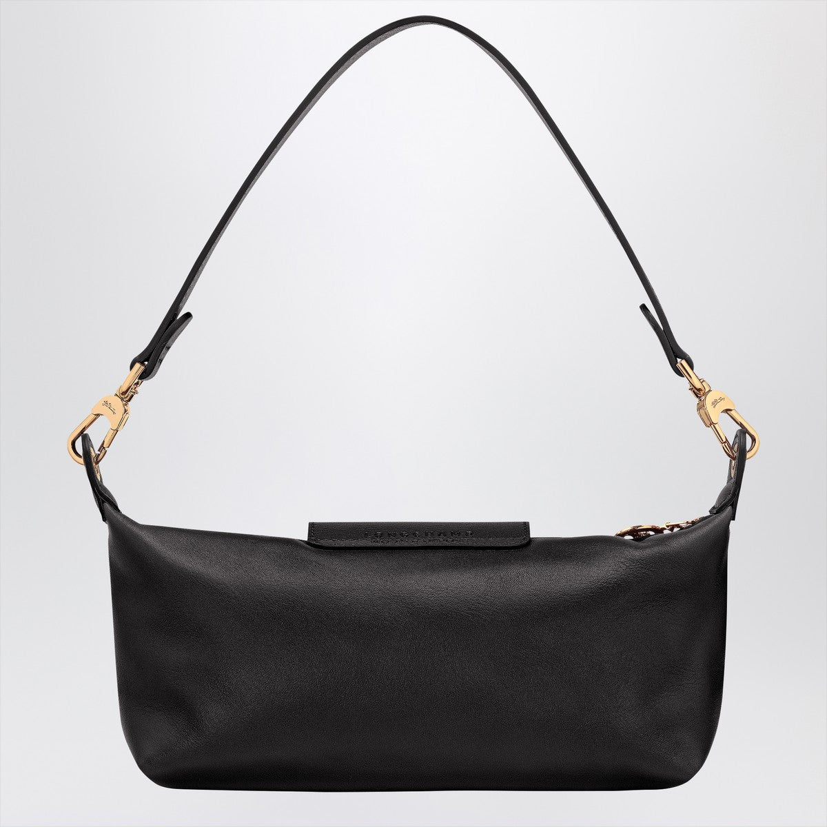 Longchamp Le Pliage Xtra black leather shoulder bag