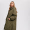 Longline Quilted Puffer Jacket ARMY GREEN-Puffer Jackets-Bluivy-S/M-ARMY GREEN-Urbanheer