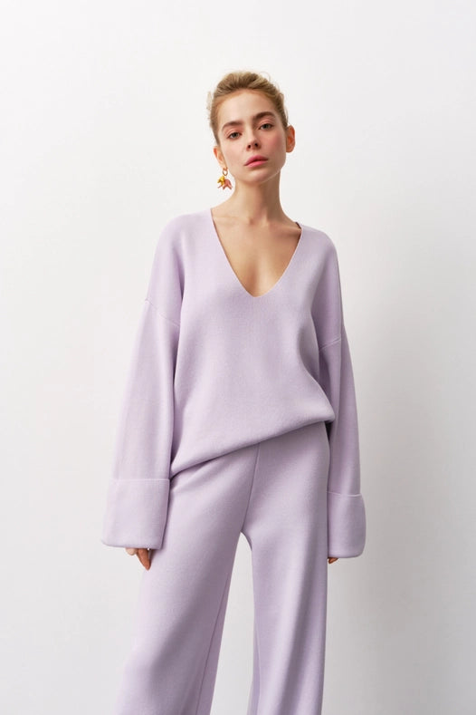 Loose Cut Jumper Windy-Jumper-Nenya Fashion Limited-XS/S-Lavender-Urbanheer