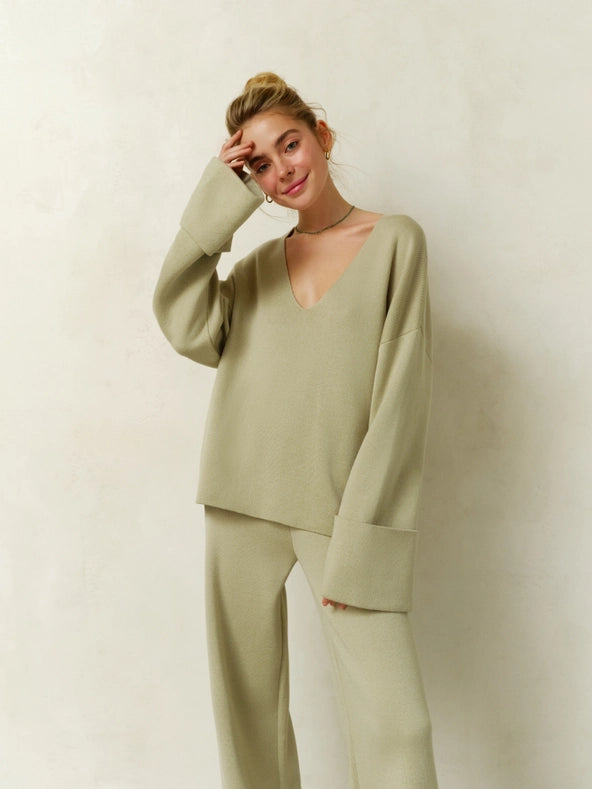 Loose Cut Jumper Windy-Jumper-Nenya Fashion Limited-XS/S-Olive-Urbanheer