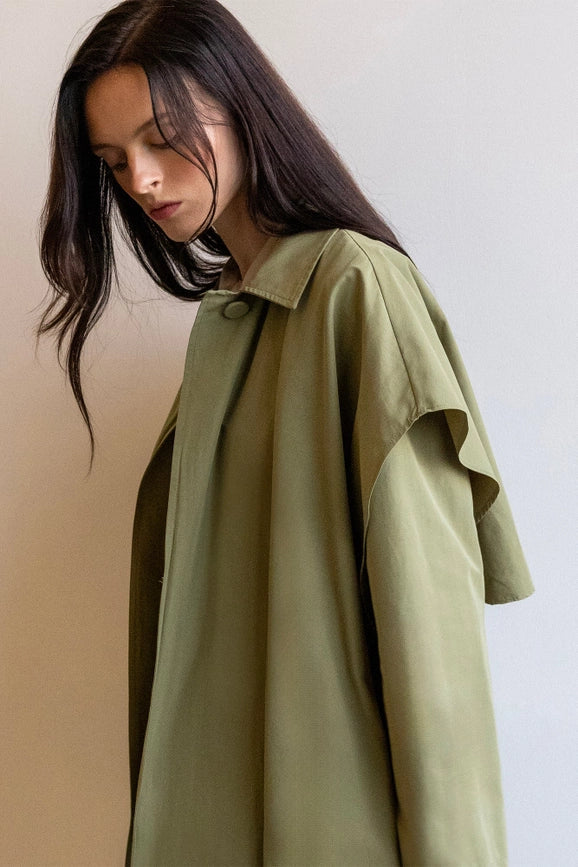 Loose Long Trenchcoat-Trench Coats-Touché-S-Khaki-Urbanheer