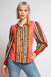 Lorca Blouse - Tulum Stripe-Blouse-Eva Franco-XS-Urbanheer