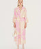Lotta Kimono Dress-Kimono Dress-eikō ai-One Size-Nude background and pink flowers-Urbanheer