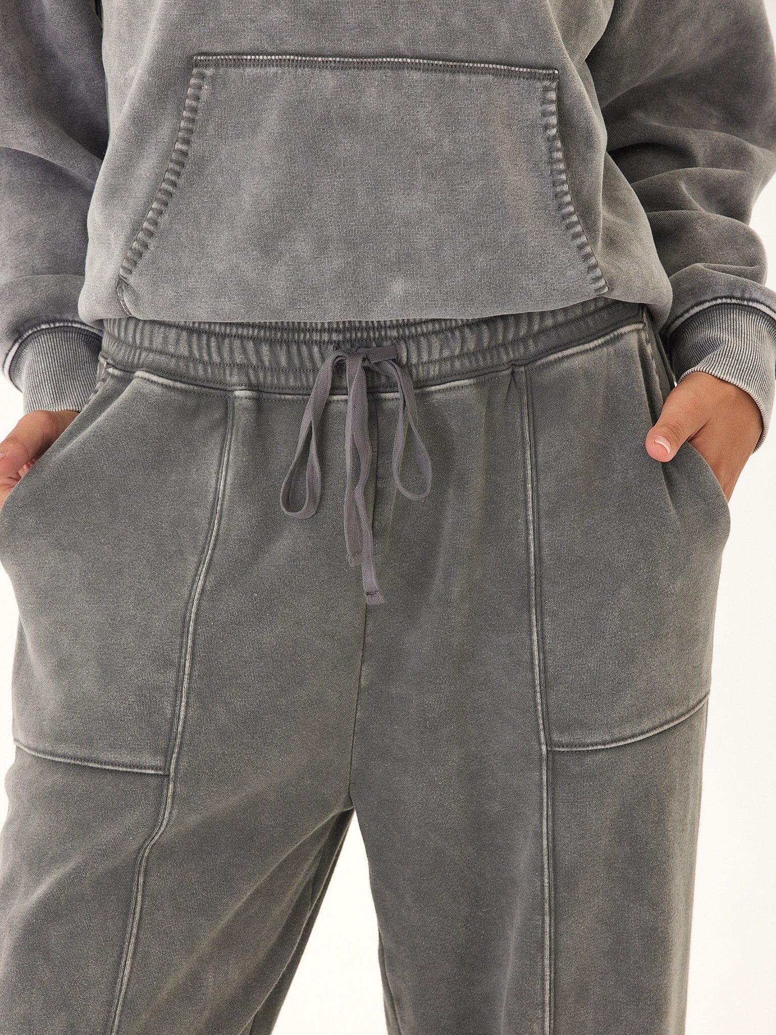 Lottie Mineral Wash CVC Fleece Jogger