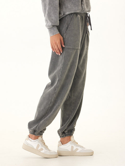 Lottie Mineral Wash CVC Fleece Jogger