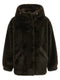 Lou Andrea Eco-fur Hooded Jacket