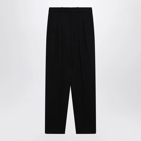 LouLou De Saison Black wool-blend trousers