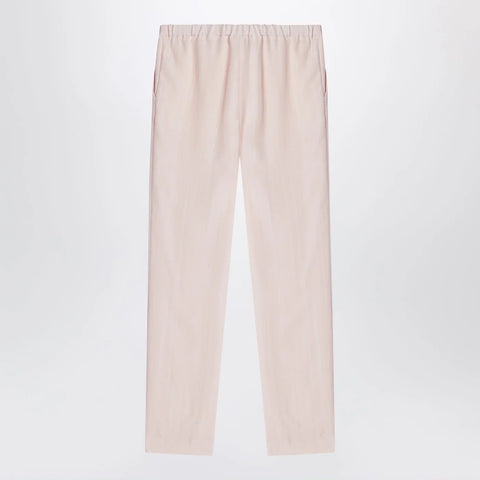 LouLou De Saison Light pink wool-blend trousers