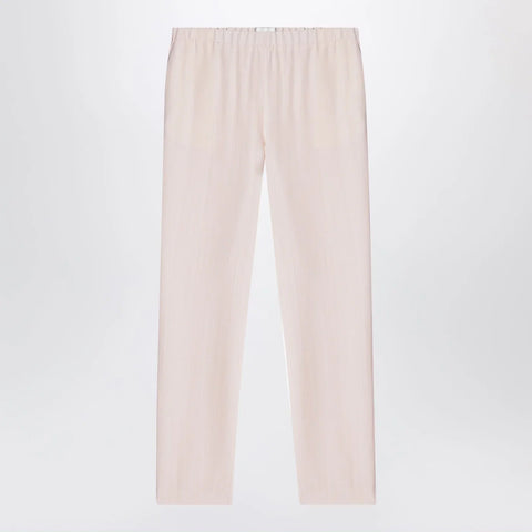 LouLou De Saison Light pink wool-blend trousers