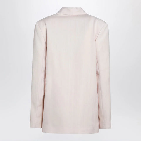 LouLou De Saison Minka oversized jacket in light pink
