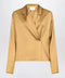 LouLou De Saison Ochre satin Persia blouse