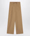 LouLou De Saison Sand-coloured trousers in cotton