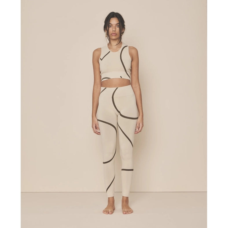 Loud Logo Crop Top - Rain/Storm-Crop Top-Moonchild Yoga Wear-S-Urbanheer