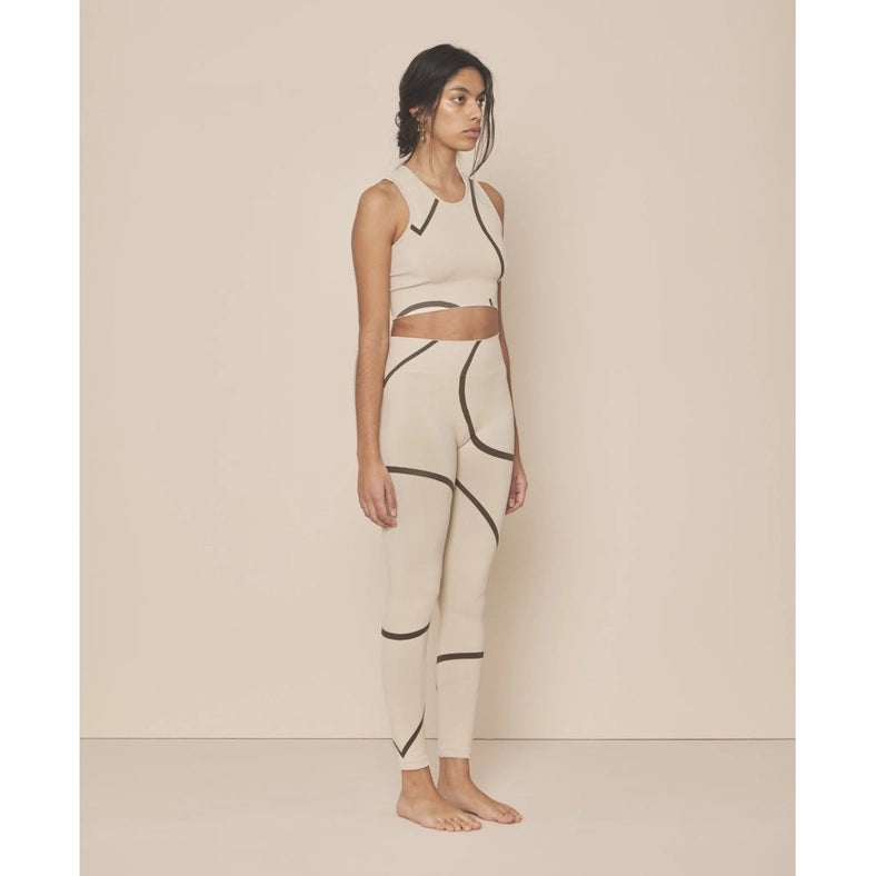 Loud Logo Crop Top - Rain/Storm-Crop Top-Moonchild Yoga Wear-S-Urbanheer