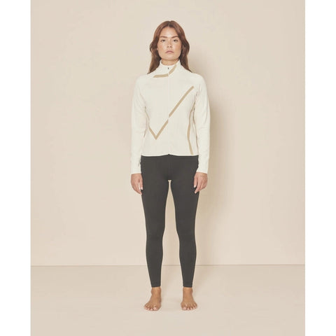 Loud Logo Jacket - Unbleached / Silver Moon-Jacket-Moonchild Yoga Wear-S-Urbanheer