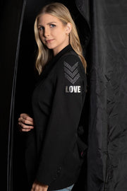 Love Black Blazer-Blazer-Moving Forward Designs-XS-Urbanheer
