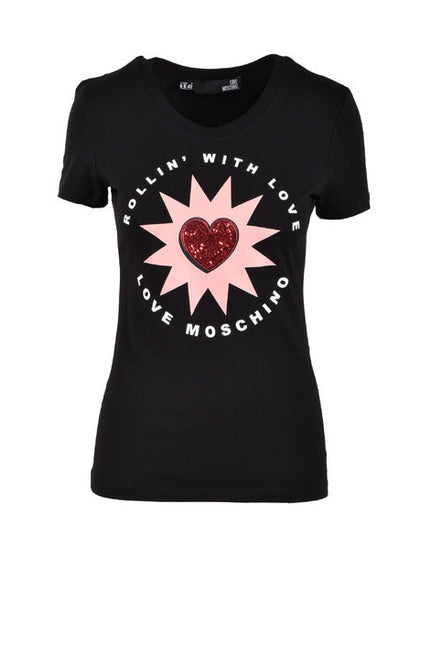Love Moschino Women T-Shirt-Clothing T-shirts-Love Moschino-Urbanheer