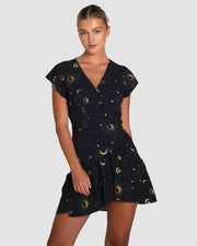 Love Shack Mini Wrap Dress-Dress-Belle & Bloom-XS-Urbanheer