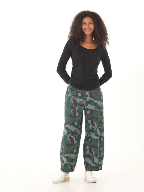 Lucia Luxe Jersey Ruched Long Sleeve