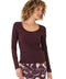 Lucia Luxe Jersey Ruched Long Sleeve