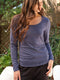 Lucia Luxe Jersey Ruched Long Sleeve