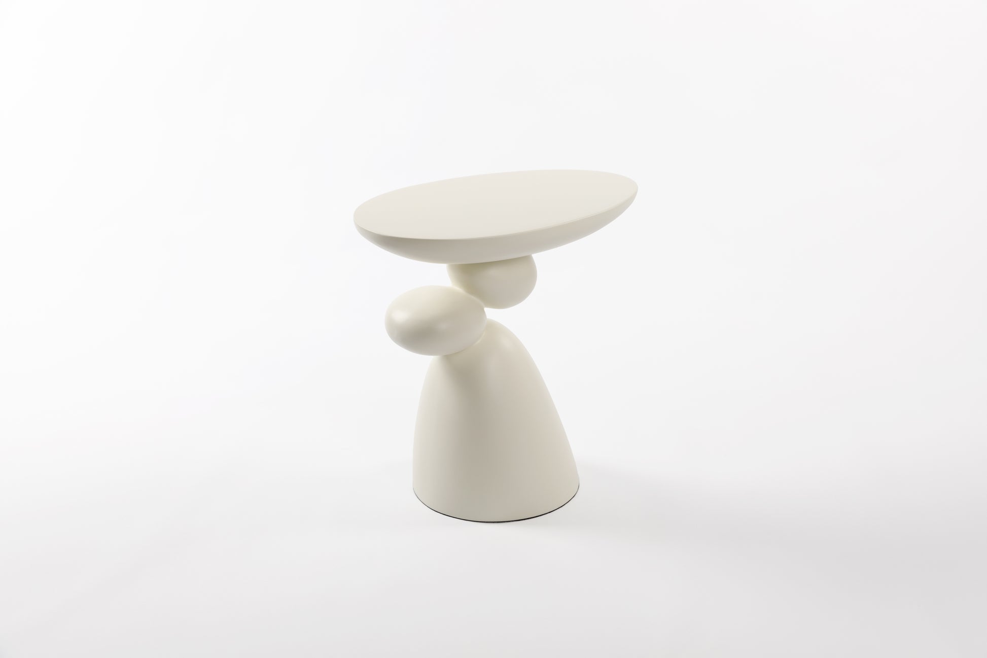 Lucky Stone End Table, Fiberglass Side Table, Modern Minimalist Corner Table, Coffee table with-UH Decor-Default-Urbanheer