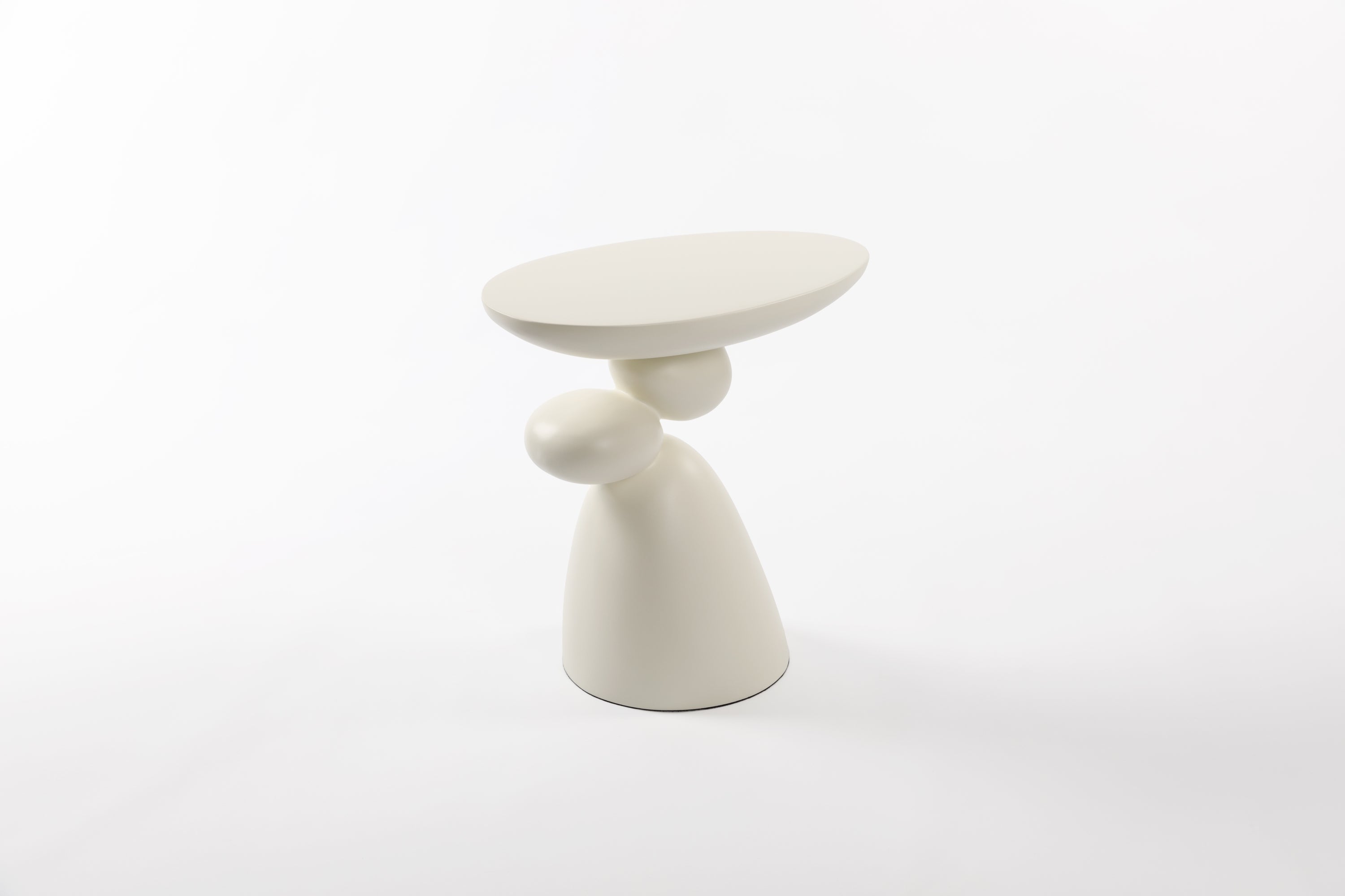 Lucky Stone End Table, Fiberglass Side Table, Modern Minimalist Corner Table, Coffee table with-UH Decor-Default-Urbanheer