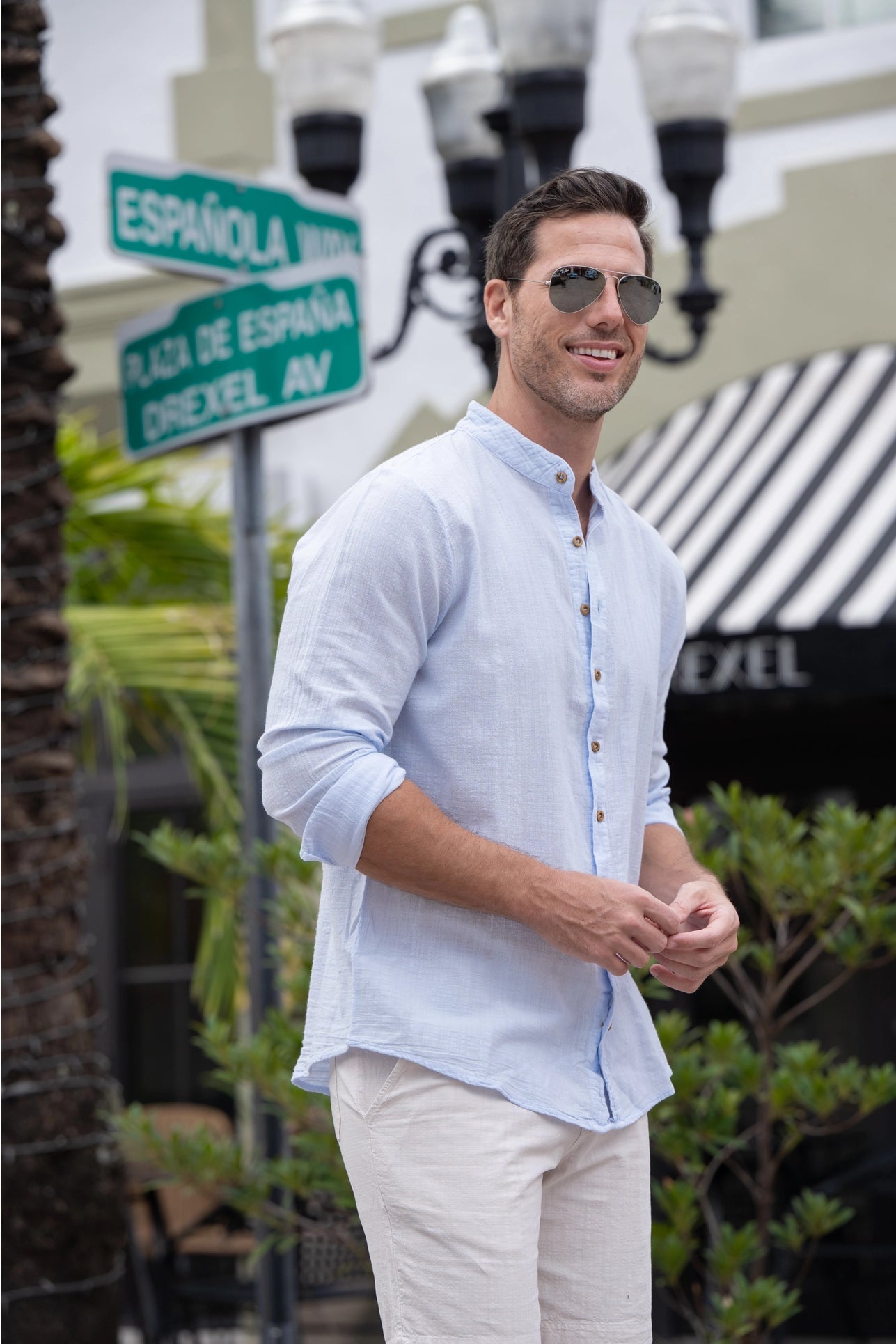 Luigi Shirt - Light Blue