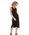 Lula Luxe Jersey Knotted Midi Dress